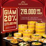BUFFET DIMSUM GIÁ CHỈ TỪ 175K/KHÁCH CHO KHÁCH ĐẶT BÀN VÀ CHECK IN TẠI NHÀ HÀNG
